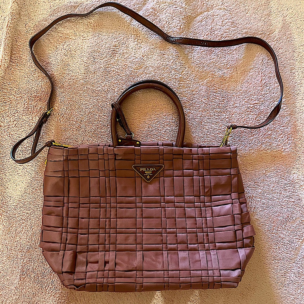 PRADA Tessuto Nylon Woven Tote NEVER BEEN USED